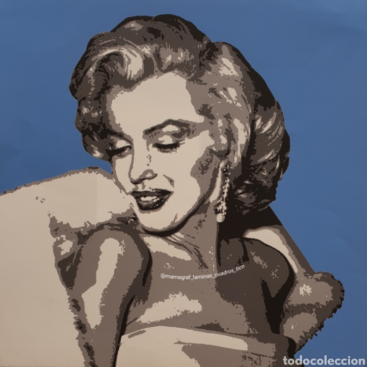 Coleccionismo de carteles: MARILYN MONROE. AZUL MAMAGRAF