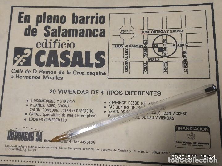 Coleccionismo de carteles: EDIFICIO CASALS BARRIO DE SALAMANCA IBERHOGAR. - Foto 1