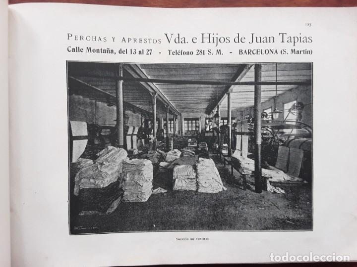 Coleccionismo de carteles: FABRICA DE PERCHAS Y APRESTOS VIUDA E HIJOS DE JUAN TAPIAS BARCELONA ( SAN MARTIN) 4 HOJAS A&Ntilde;O 1919