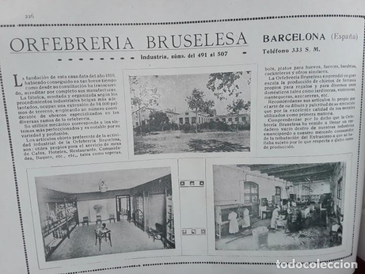 Coleccionismo de carteles: ORFEBRERIA BRUSELESA BARCELONA UTILES PROPIOS PARA EL SERVICIO DE MESAS HOJA REVISTA A&Ntilde;O 1919