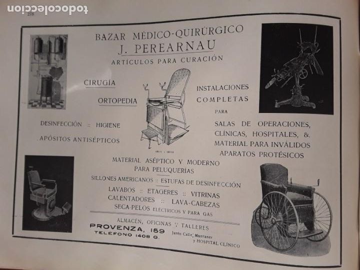 Poster collecting: BAZAR MEDICO QUIRURGICO J.PERERNAU ARTICULOS PARA LA CURACION BARCELONA HOJA A&Ntilde;O 1919