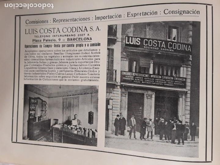 Poster collecting: LUIS COSTA CODINA COMISIONES REPRESENTACION IMPORTACION EXPORTACION BARCELONA HOJA A&Ntilde;O 1919