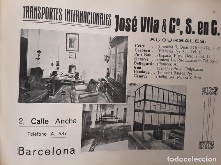 Sammeln von Plakaten: TRANSPORTES INTERNACIONALES JOSE VILA Y C&ordf; BARCELONA 2 HOJAS A&Ntilde;O 1919