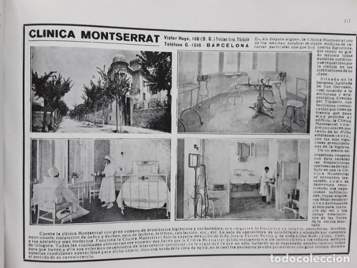 Collectionnisme d'affiches: CLINICA MONTSERRAT JOSEFA FERRAN ROVIRA / LUISA MU&Ntilde;OZ COBO BARCELONA HOJA A&Ntilde;O 1919