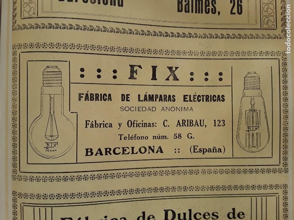 Sammeln von Plakaten: FABRICA DE LAMPARAS ELECTRICAS FIX CL/ ARIBAU BARCELONA HOJA A&Ntilde;O 1928