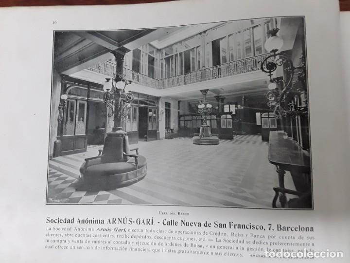Coleccionismo de carteles: ARNUS-GARI SOCIEDAD ANONIMA BOLSA CREDITO BANCA COMPRA VENTA VALORES BARCELONA HOJA A&Ntilde;O 1913