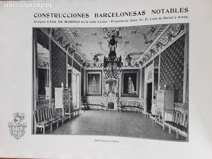 Poster collecting: ANTIGUA CASA DE MORNAU .PROPIETARIO: LUIS DE NADAL Y ARTOS 1 HOJA A&Ntilde;O 1913