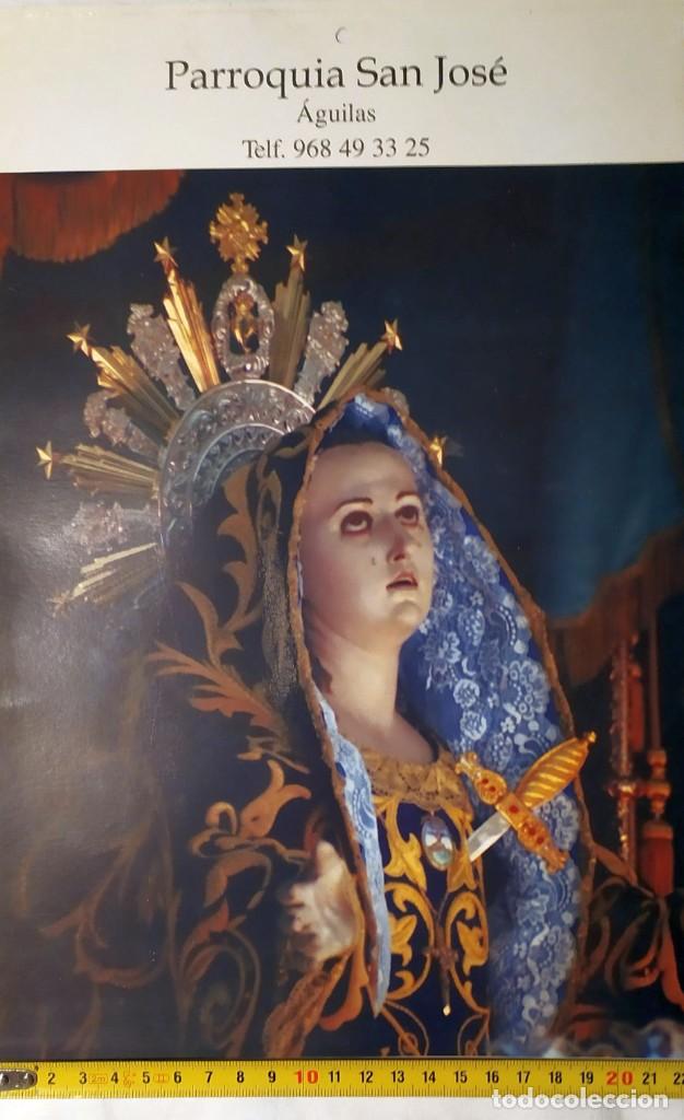 Coleccionismo de carteles: CARTEL PEQUE&Ntilde;O FORMATO NUESTRA SE&Ntilde;ORA VIRGEN DOLORES PARROQUIA SAN JOSE