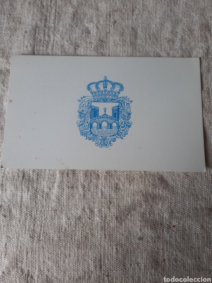 Collectionnisme d'affiches: TARJETA ESCUDO GALLEGO ORENSE