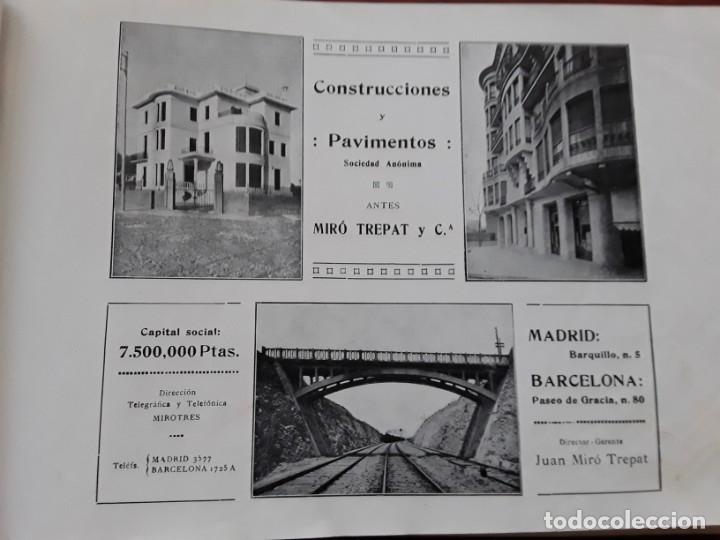 Sammeln von Plakaten: CONSTRUCCIONES Y PAVIMENTOS S.A. MIRO TREPAT Y C&ordf; JUAN MIRO TREPAT BARCELONA MADRID 2 HOJAS 1920