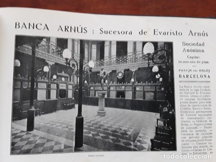 Collectionnisme d'affiches: BANCA ARNUS SUCESORA DE EVARISTO ARNUS S.A. PASAJE DEL RELOJ BARCELONA HOJA A&Ntilde;O 1920