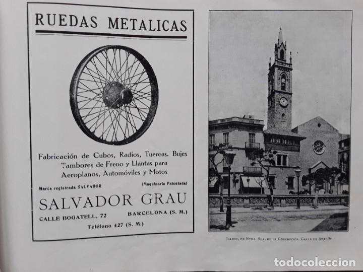 Poster collecting: FABRICACION RUEDAS METALICAS SALVADOR GRAU CUBOS RADIOS BUJES BARCELONA HOJA REVISTA A&Ntilde;O 1920