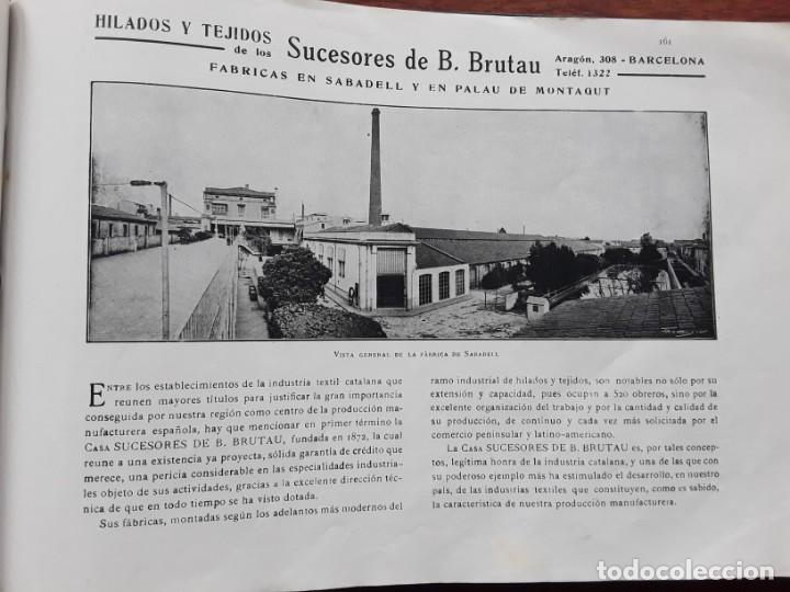 Colecionismo de cartazes: FABRICA HILADOS Y TEJIDOS SUCESORES DE B.BRUTAU SABADELL BARCELONA HOJA REVISTA A&Ntilde;O 1920