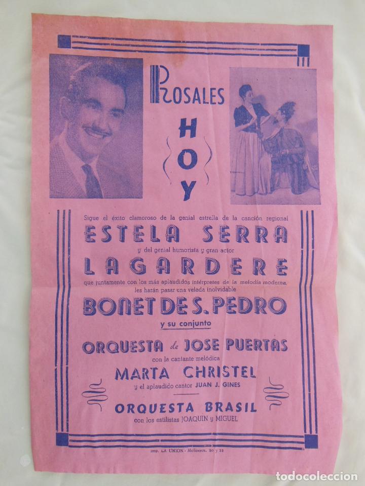 Collezionismo di affissi: ESTELA SERRA, LAGARDERE, BONET DE SAN PEDRO. ROSALES