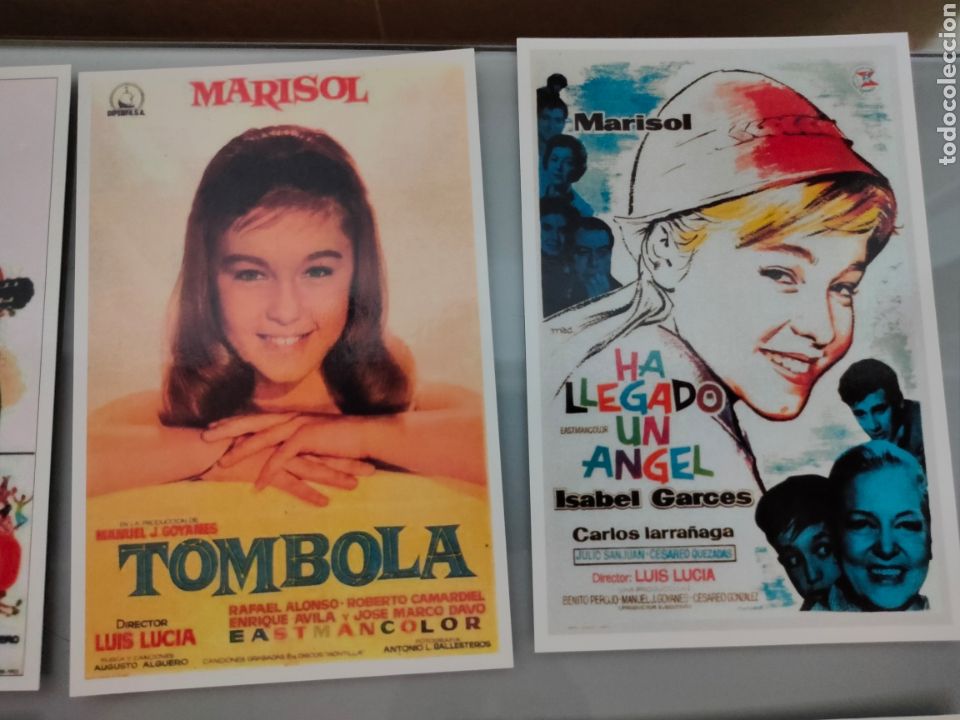 Coleccionismo de carteles: LOTE 8 POSTALES PEL&Iacute;CULAS MARISOL - Foto 2