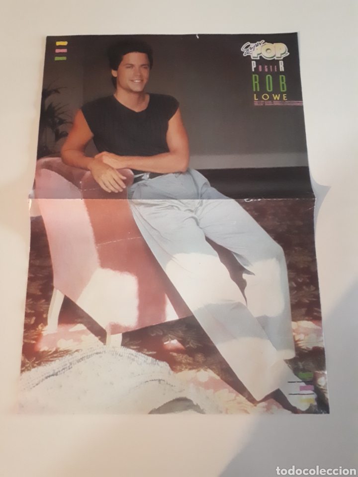 Coleccionismo de carteles: Recortes revistas Rob Lowe + 1 p&oacute;ster Super Pop (reverso Duran Duran) a&ntilde;os 90