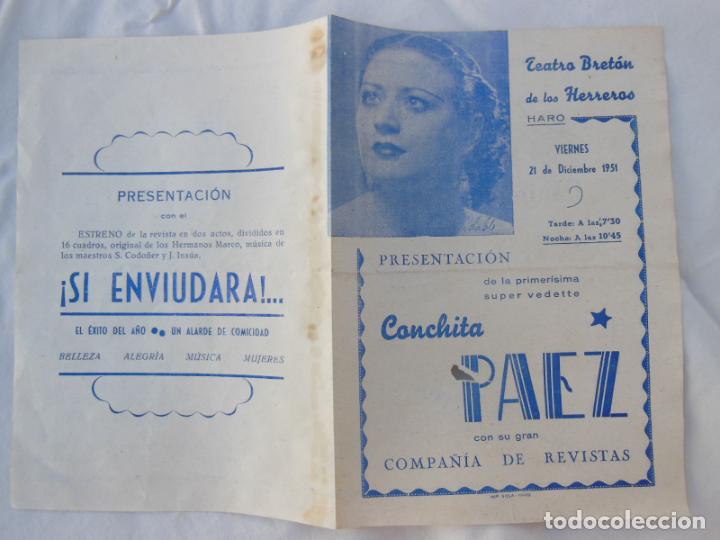 Sammeln von Plakaten: SI ENVIUDARA! HARO TEATRO BRET&Oacute;N DE LOS HERREROS 1951