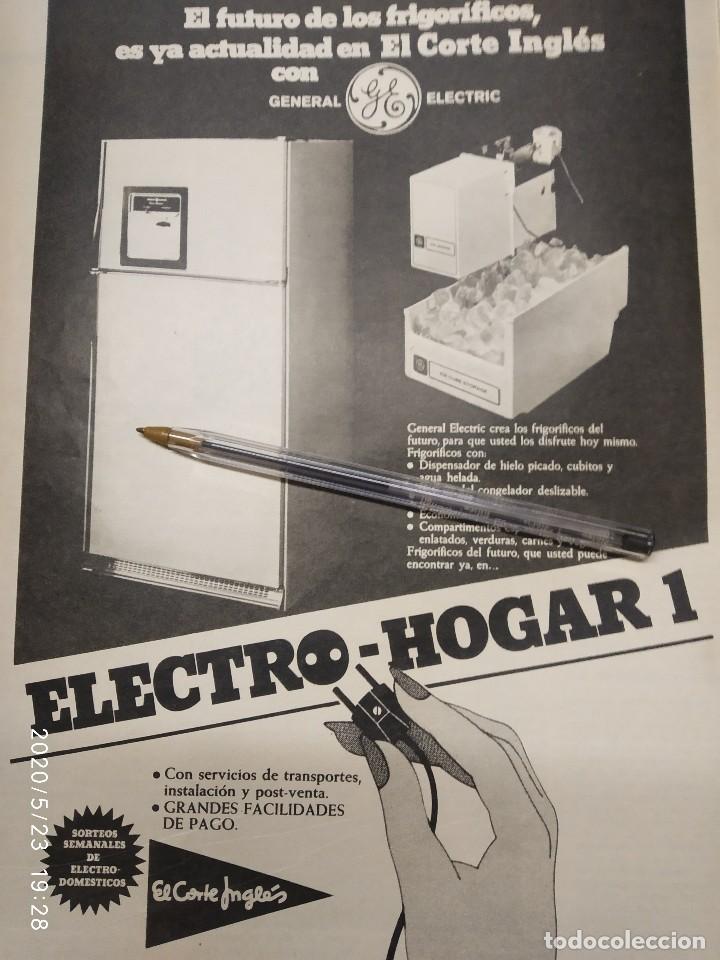 Coleccionismo de carteles: PUBLICIDAD DE ELECTROHOGAR, EL CORTE INGLES. - Foto 1