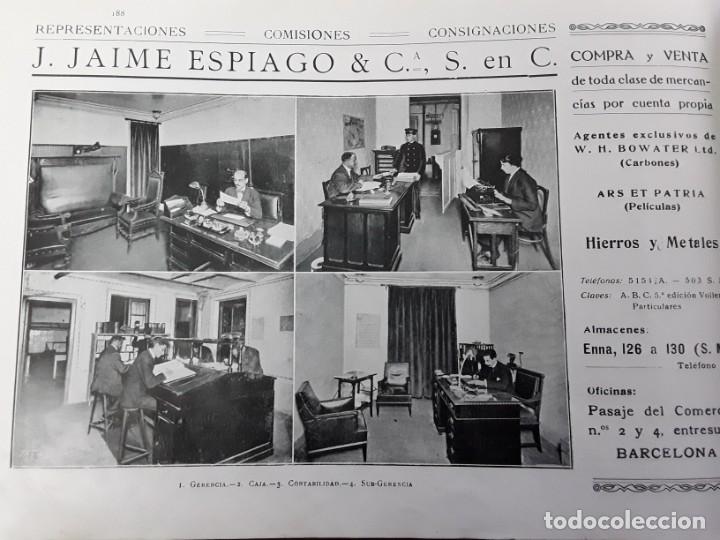 Poster collecting: J.JAIME ESPIAGO & C&ordm; REPRESENTACIONES COMISIONES CONSIGNACIONES BARCELONA 2 HOJAS REVISTA A&Ntilde;O 1920