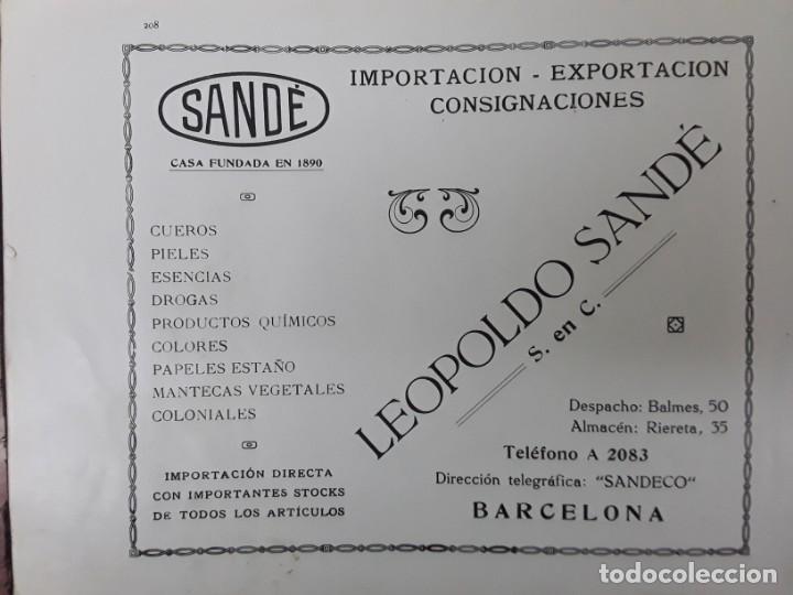 Colecionismo de cartazes: LEOPOLDO SANDE EXPORTACION -IMPORTACION BARCELONA HOJA REVISTA A&Ntilde;O 1920