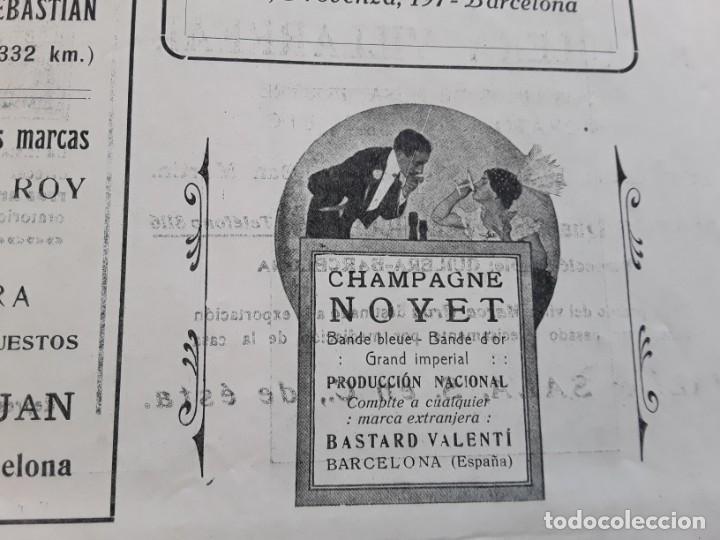 Collectionnisme d'affiches: CHAMPAGNE NOYET BLANDE BLEUE BANDE D'OR GRAND IMPERIAL BASTARD VALENTI BARCELONA HOJA A&Ntilde;O 1913