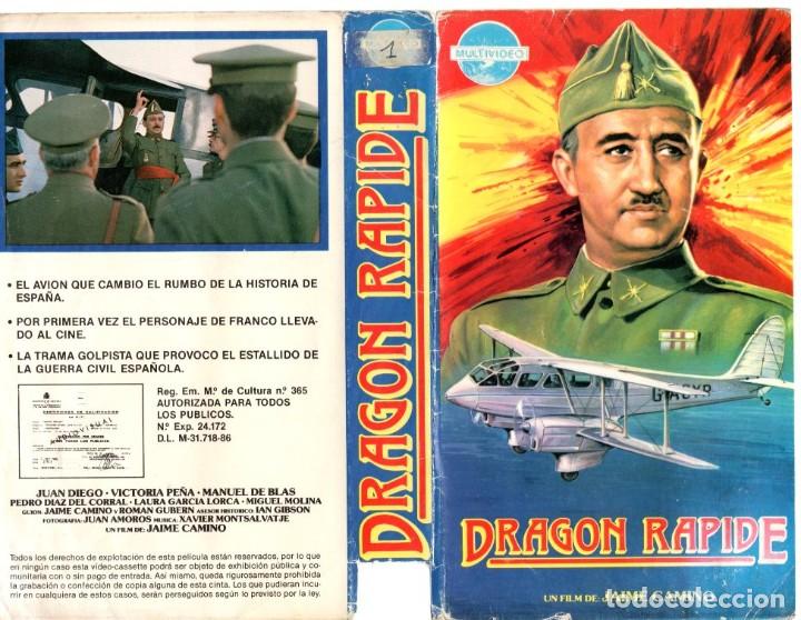 Coleccionismo de carteles: DRAGON RAPID CARATULA VIDEO - Foto 1