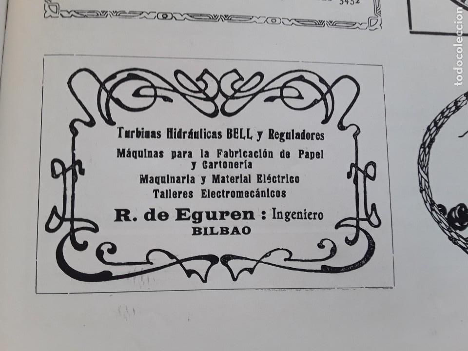 Colecionismo de cartazes: TURBINAS HIDRAULICAS BELL REGULADORES R.DE EGUREN BILBAO A&Ntilde;O 1920