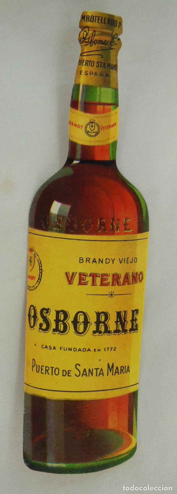 Coleccionismo de carteles: BRANDY VIEJO VETERANO. OSBORNE. Puerto de Santa Mar&iacute;a