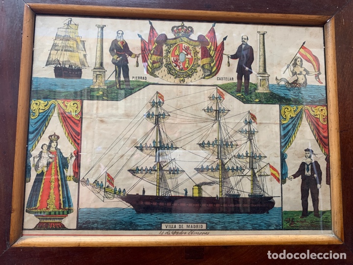 Sammeln von Plakaten: Villa de Madrid litograf&iacute;a barco