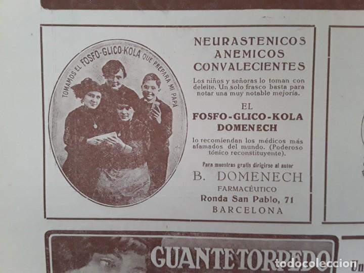 Poster collecting: FOSFO GLICO KOLA DOMENECH NEURASTENICOS ANEMICOS CONVALECIENTES BARCELONA HOJA REVISTA A&Ntilde;O 1920