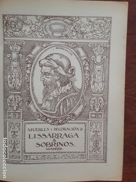 Collectionnisme d'affiches: MUEBLES Y DECORACION LISSARRAGA & SOBRINOS MADRID HOJA REVISTA A&Ntilde;O 1920