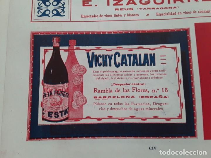 Colecionismo de cartazes: VICHY CATALAN AGUA CURAN DISPEPSIAS ACIDAS Y GASEOSAS INFARTOS HIGADO DIABETES REUMATISMOS 1909
