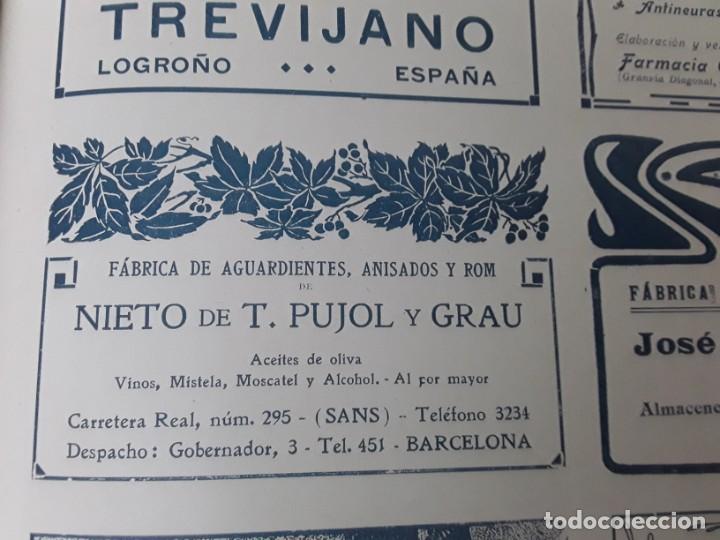 Colecionismo de cartazes: FABRICA DE AGUARDIENTES,ANISADOS Y ROM NIETO DE T.PUJOL Y GRAU SANS BARCELONA HOJA A&Ntilde;O 1909