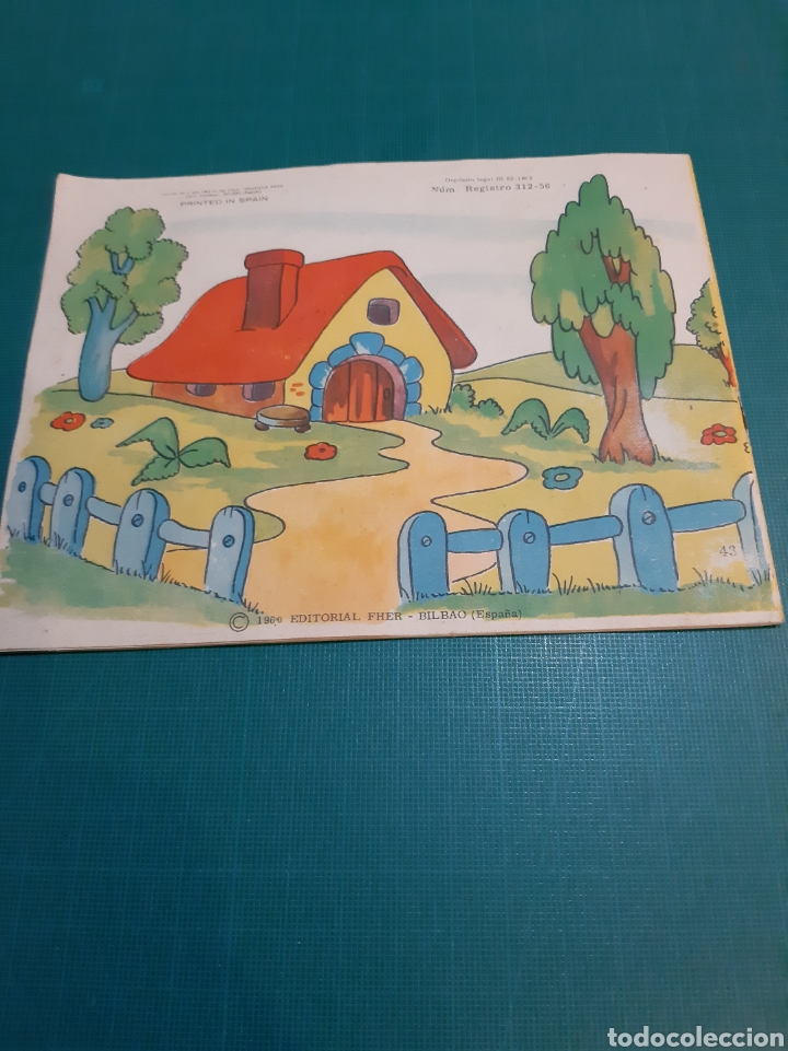 Collectionnisme d'affiches: 1960 EDITORIAL FHER BILBAO COLECCION PEQYE&Ntilde;O ARTISTA DIBUJADO DE &Eacute;POCA POR NI&Ntilde;O