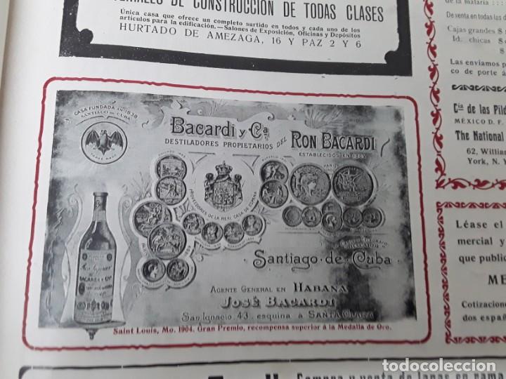 Poster collecting: RON BACARDI SANTIAGO DE CUBA HABANA BARCARDI Y C&ordf; HOJA PUBLICIDAD A&Ntilde;O 1906