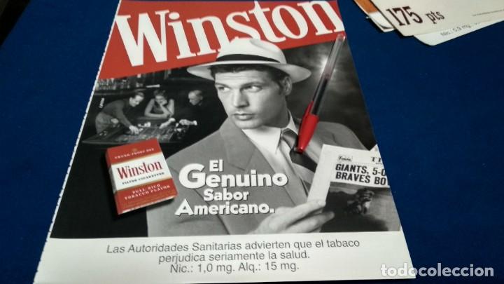 Sammeln von Plakaten: POSTER REVISTA HOJA PUBLICIDAD EN PRENSA WINSTON