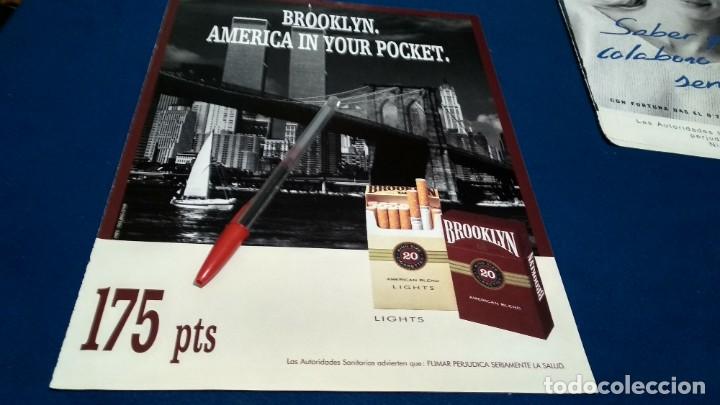 Sammeln von Plakaten: POSTER REVISTA HOJA PUBLICIDAD EN PRENSA BROOKLYN - AMERICA IN YOUR POCKET - 175 PTS