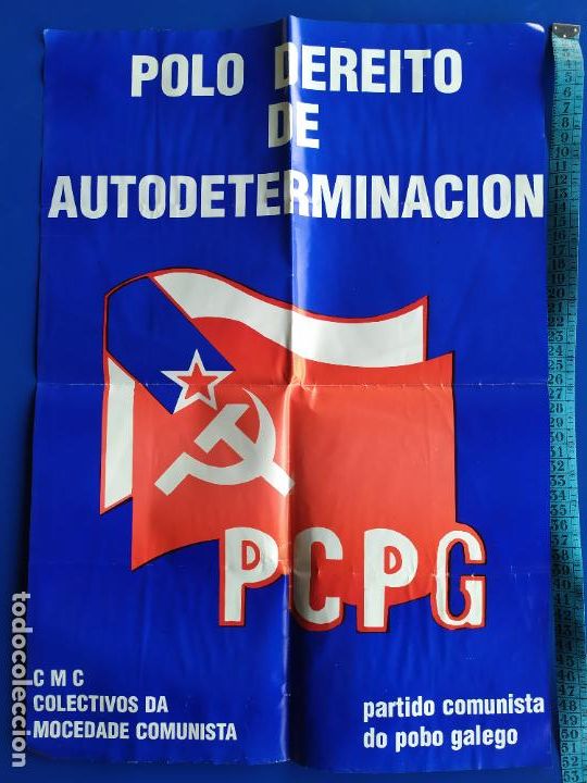 Coleccionismo de carteles: POLO DEREITO DE AUTODETERMINACI&Oacute;N / PCPG - Foto 1