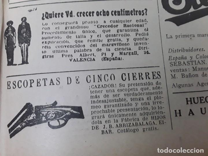 Coleccionismo de carteles: ESCOPETAS DE 5 CIERRES FABRICA HIJOS DE J.B.ARRIZABALAGA EIBAR HOJA A&Ntilde;O 1934