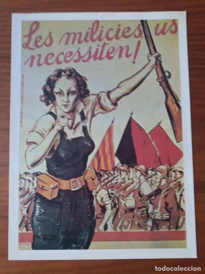 Coleccionismo de carteles: CARTEL. LES MELICIES, US NECESSITEEN DE LA GUERRA CIVIL ESPA&Ntilde;OLA. DE INTERVIU, N&Uacute;MERO, 6