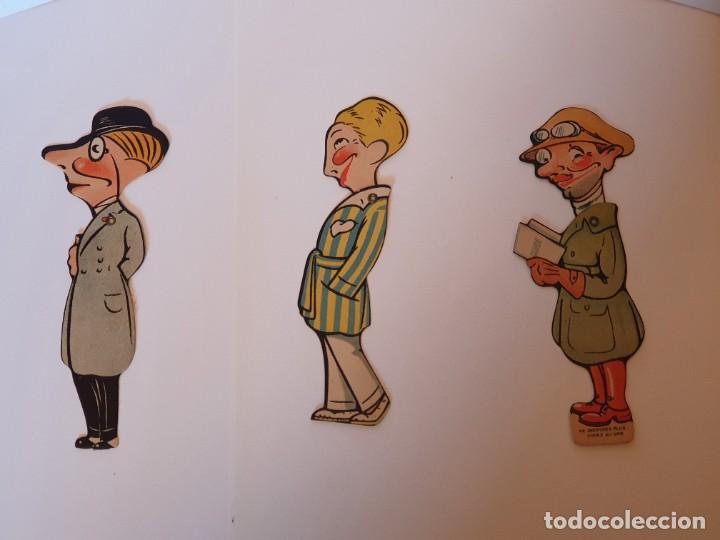 Poster collecting: TRES PERSONAJES PUBLICITARIOS TROQUELADOS DE CART&Oacute;N CON MOVIMIENTO Y PUBLICIDAD DE MOIS&Eacute;S GARC&Iacute;A