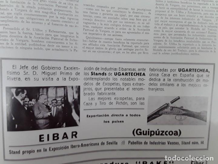 Colecionismo de cartazes: FABRICA ESCOPETAS CAZA Y TIRO PICHON UGARTECHEA INDUSTRIAS EIBARRESAS EIBAR GUIPUZCOA HOJA 1930