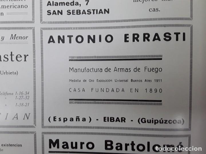 Colecionismo de cartazes: MANUFACTURA DE ARMAS DE FUEGO ANTONIO ERRASTI EIBAR HOJA A&Ntilde;O 1930