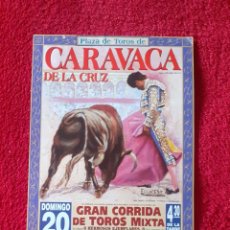 Coleccionismo de carteles: PLAZA DE TOROS DE CARAVACA DE LA CRUZ - MURCIA - AÑO 2002