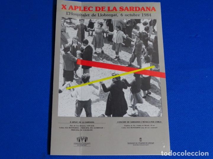 Poster collecting: CARTEL D&Iacute;PTICO X APLEC DE LA SARDANA 1984. HOSPITALET DE LLOBREGAT.