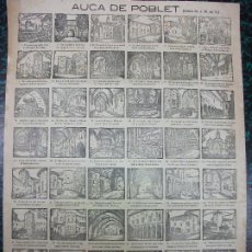 Coleccionismo de carteles: ALELUYA AUCA DE POBLET LETRA DE J. M. DE S.. Lote 242168480