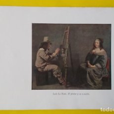 Collectionnisme d'affiches: LAMINA XXVII - LA MODA - TOMO III, 1950, HISTORIA DEL TRAJE EN EUROPA. Lote 244450300