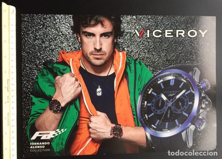Coleccionismo de carteles: FERNANDO ALONSO - VICEROY - Foto 2