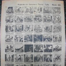 Coleccionismo de carteles: ALELUYA AUCA - HISTORIA DEL BASURERO PEDRO TALLS - Nº 60. Lote 247393050
