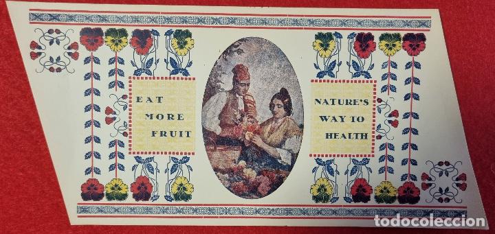 Coleccionismo de carteles: CARTEL ITO ETIQUETA NARANJAS EAT MORE FRUIT VALENCIA ORIGINAL K7